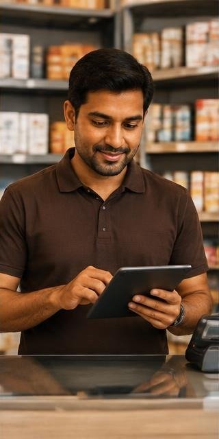 Dealer using the B2B commerce platform